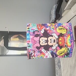 NWOT MICKEY MOUSE CANVAS TOTE